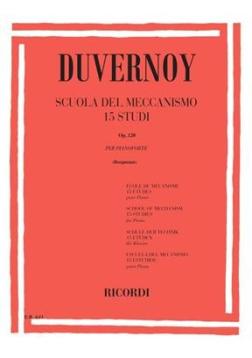 Duvernoy scuola del meccanismo 15 studi op 120 per pianoforte