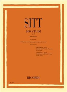 Sitt 100 studi op. 32 per violino ii volume
