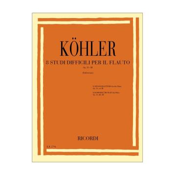 Kohler 8 studi difficili per flauto, op.33