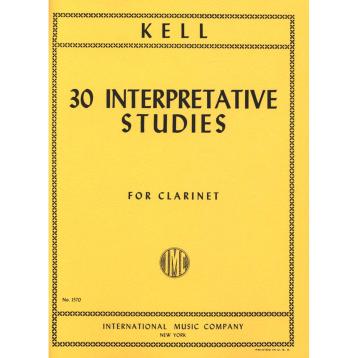 Kell 30 interpretative studies per clarinetto