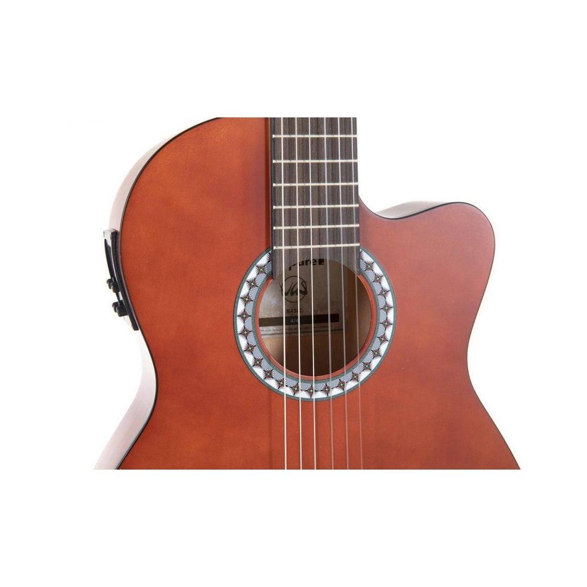 Gewa Pure Chitarra Classica 4/4 elettrificata Noce