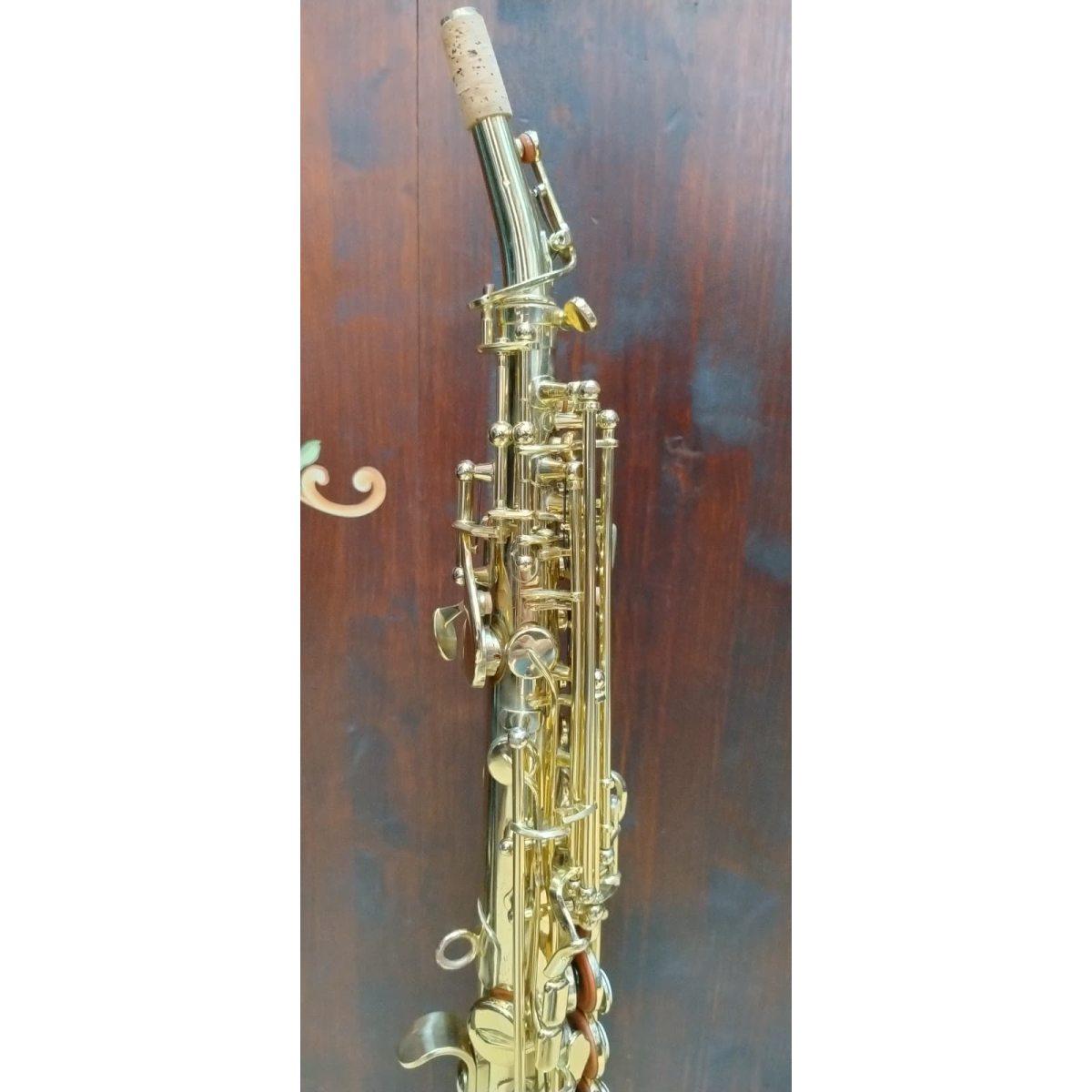 Grassi SS210 Sax soprano sib dritto con doppio chiver, usato