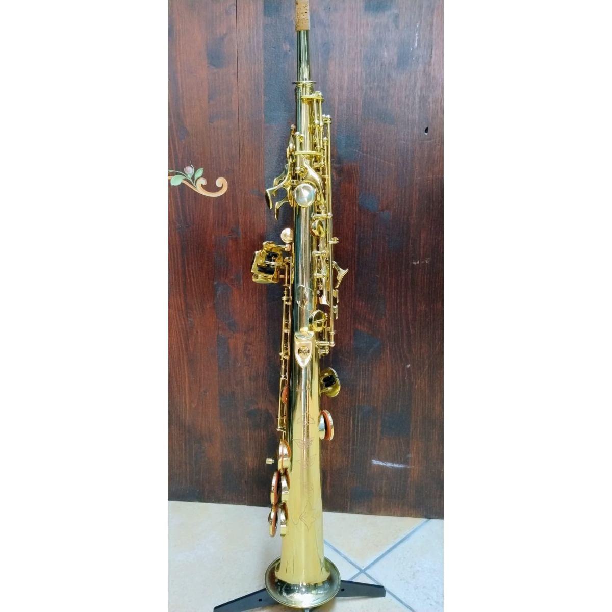 Grassi SS210 Sax soprano sib dritto con doppio chiver, usato