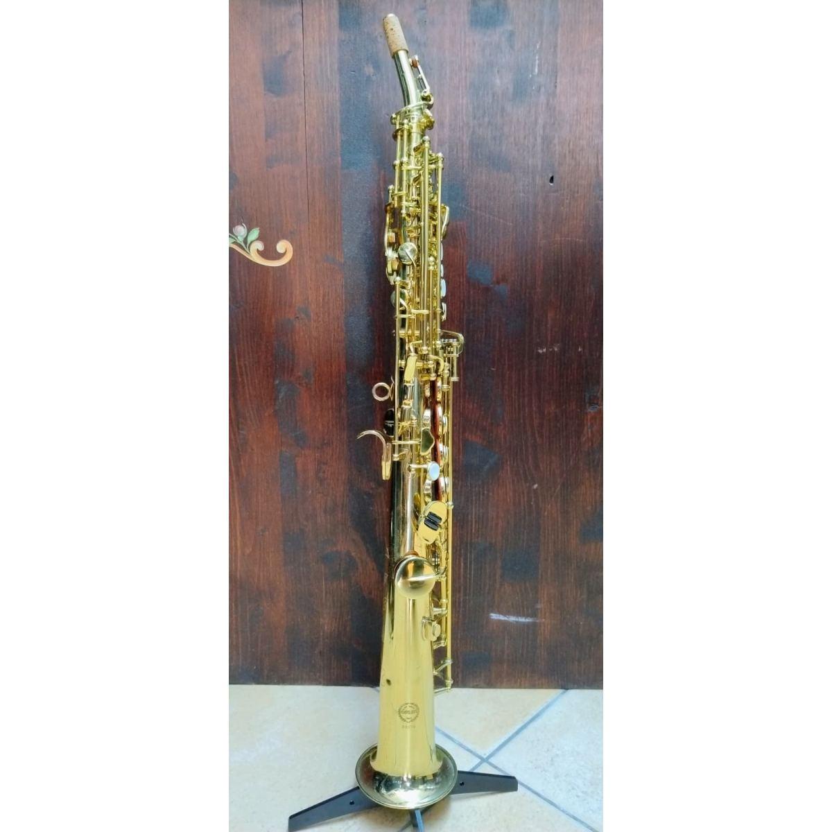 Grassi SS210 Sax soprano sib dritto con doppio chiver, usato