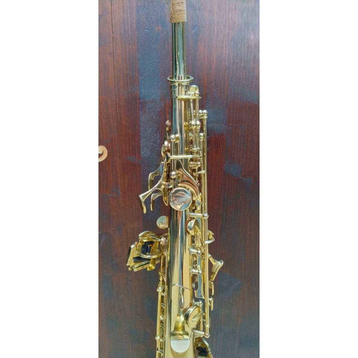 Grassi SS210 Sax soprano sib dritto con doppio chiver, usato