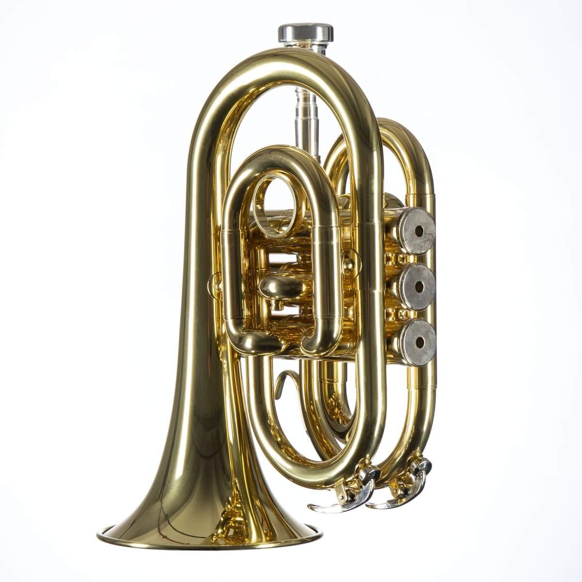 Monzani MZMT-500L Tromba Pocket Sib in ottone laccato