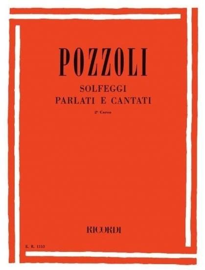 Pozzoli solfeggi parlati e cantati II corso
