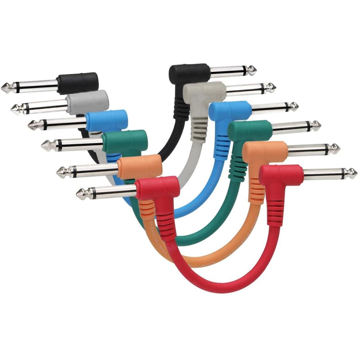 SINEXTESIS  Cavo Colorato jack 90° per pedalini - 20 cm