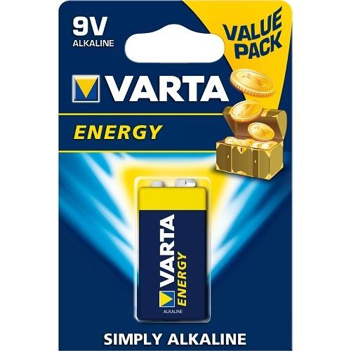 Varta batteria alcalina  9V ad alta intensità di energia