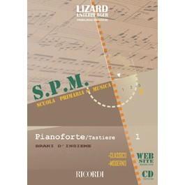 Lizard spm pianoforte/tastiere vol 1 brani d'insieme