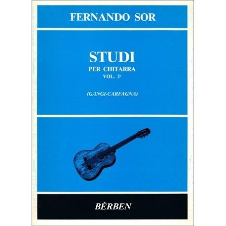 Fernando sor studi per chitarra vol iii