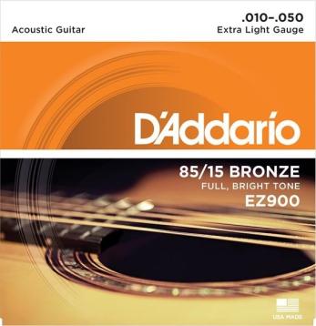 D'addario ez900 10-50 muta corde chitarra acustica