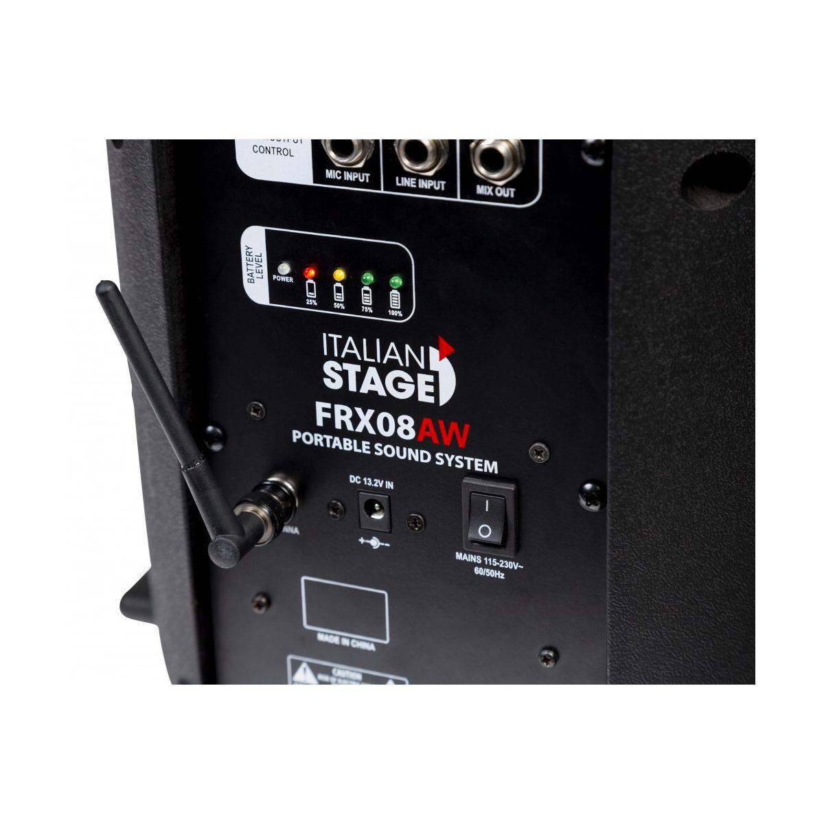 Proel Italian Stage FRX08AW Cassa Attiva Portatile