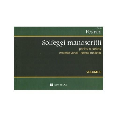 C. pedron solfeggi manoscritti vol. 2