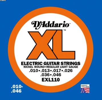 D'addario exl110 muta chitarra elettrica 010-046