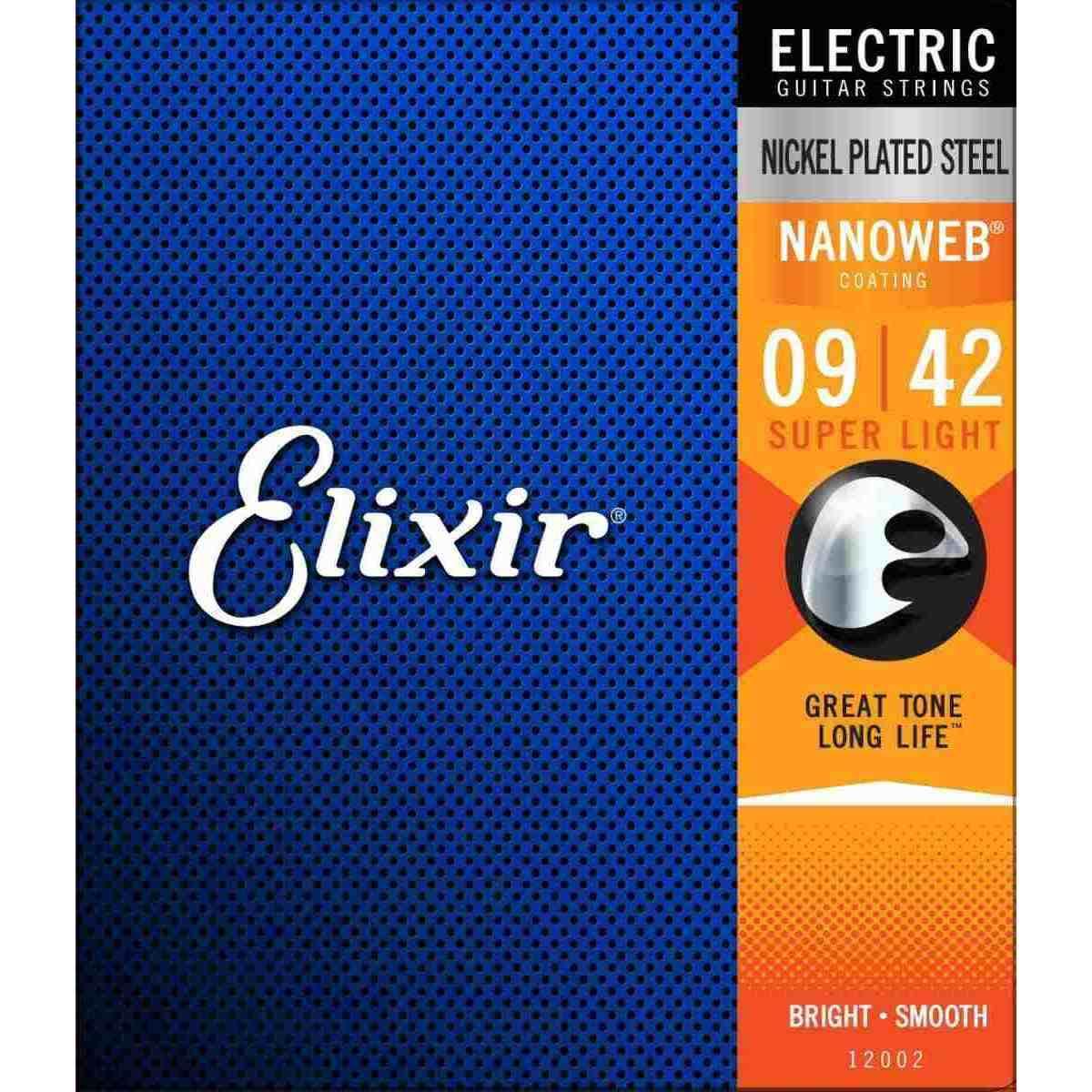 Elixir Nanoweb Super-Light 09-42 muta chiitarra elettrica
