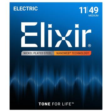 Elixir 12102 Nanoweb muta Chitarra elettrica 011-049