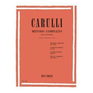 Carulli metodo completo per chitarra ricordi