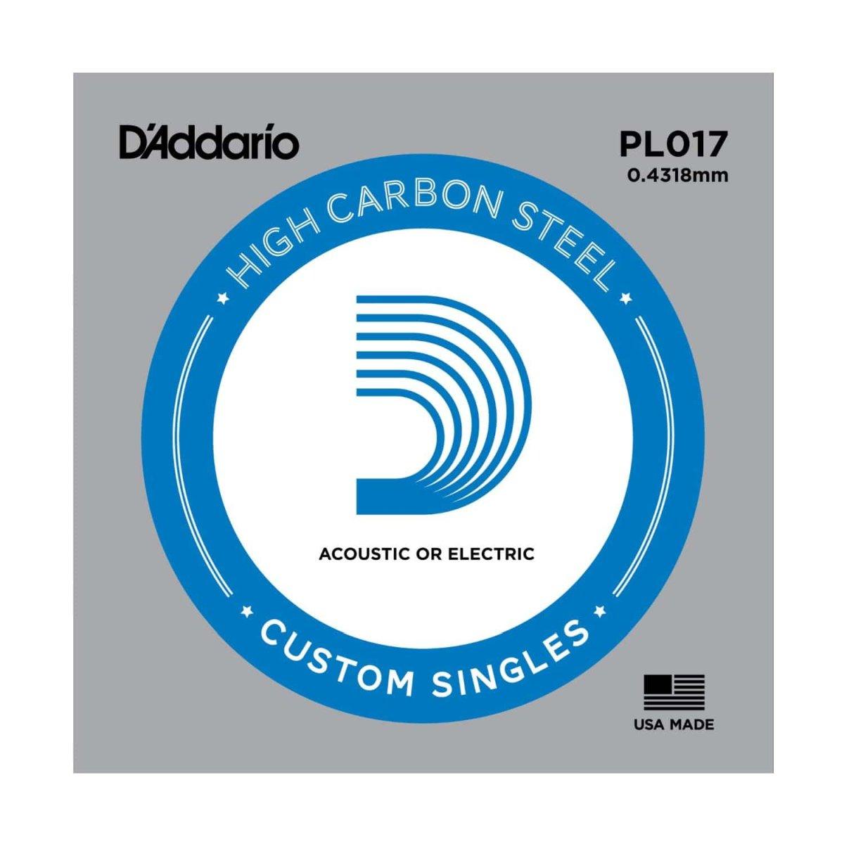 DAddario 017 CORDA CHITARRA