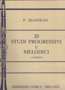 P.jeanjean 20 studi progressivi e melodici per clarinetto