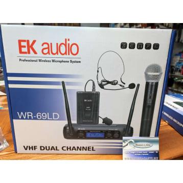 Ek audio wr-69l pt-218/lt-4a radiomicrofono lavalier