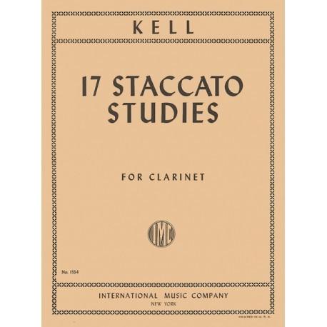 Kell 17 staccato studies for clarinet