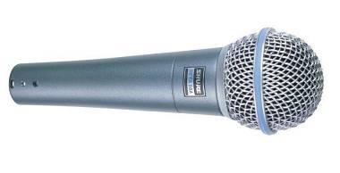 SHURE Beta 58A  Vocal microfono super cardioide professionale