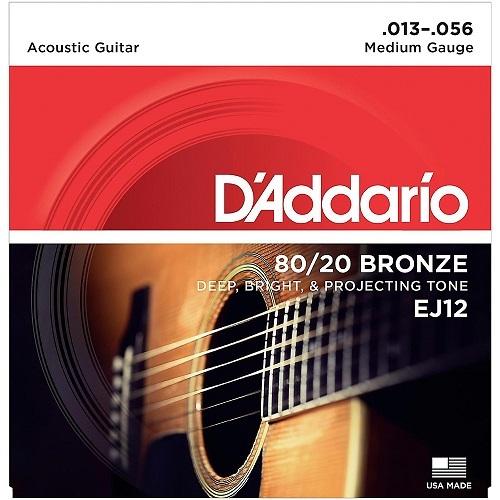 D'addario 013-056 muta chitarra acustica