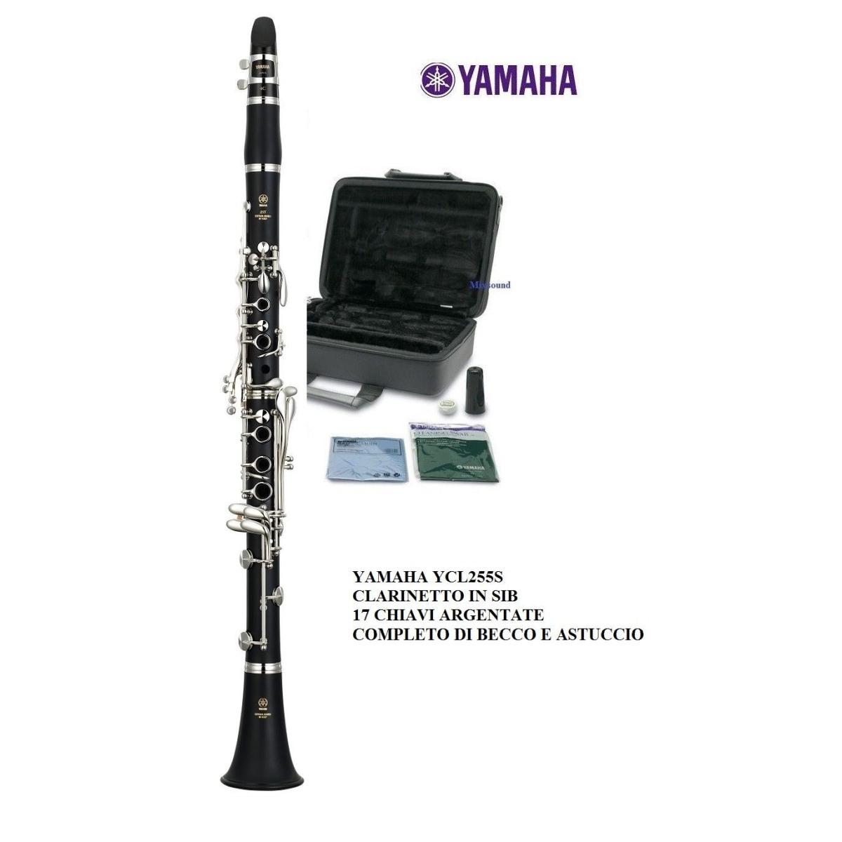 Yamaha YCL 255 S clarinetto in sib 17 chiavi argentate