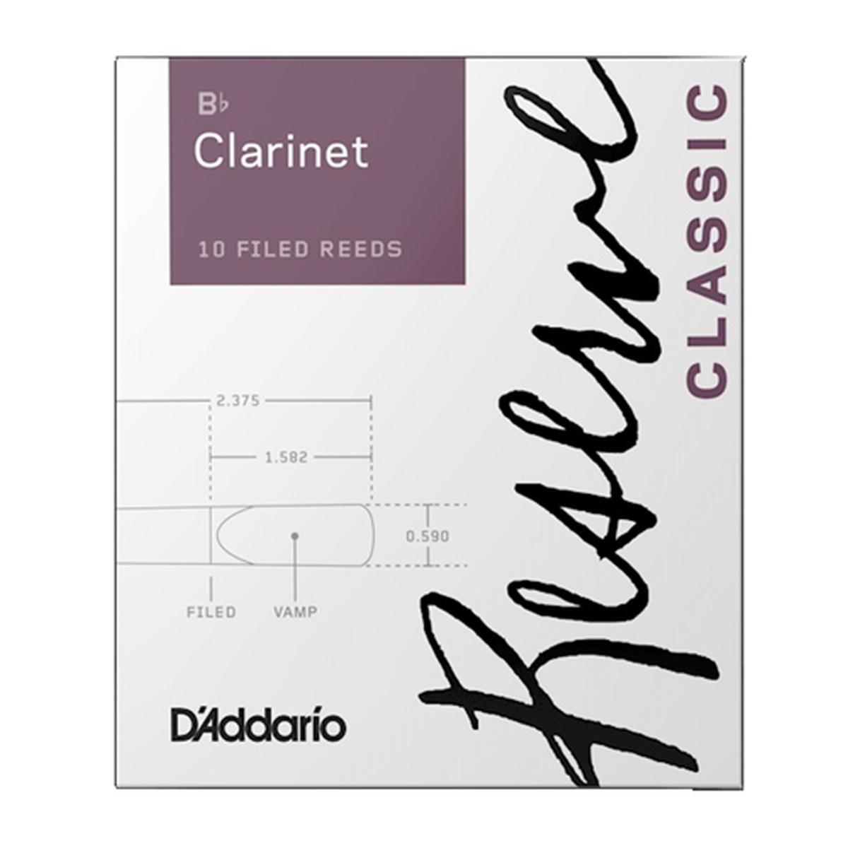 D'Addario Reserve Classic ancia clarinetto Sib 3,5
