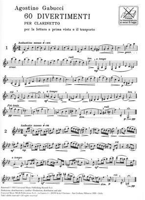 Gabucci 60 divertimenti