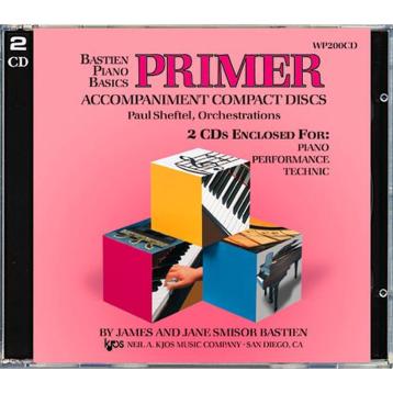 Bastien piano basics: primer accompaniment cds