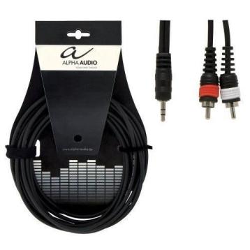 Alpha audio cavo stereo basic line adattatore 1,5 m