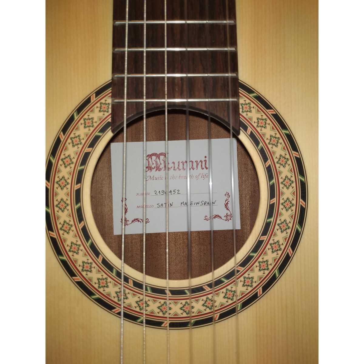 Murani Satin Chitarra Classica Spagnola 4/4 in abete