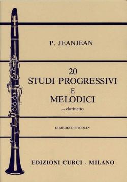 P. JeanJean 20 studi progressivi e melodici di media difficoltÃÂ  per clarinetto