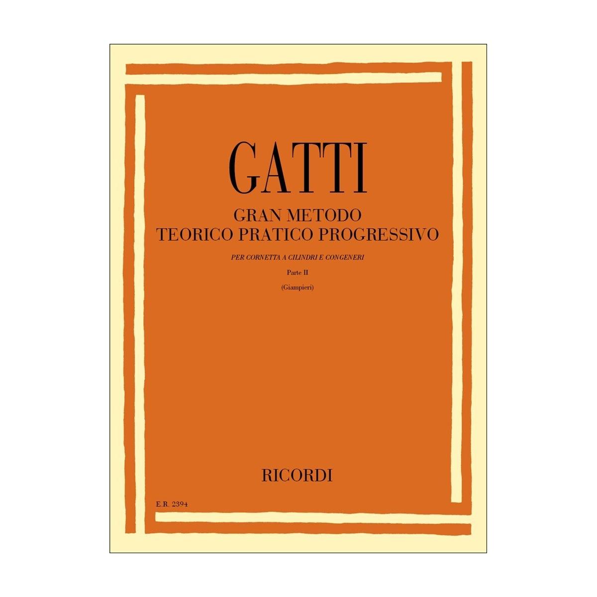 Gatti Gran Metodo Teorico Pratico Progressivo per tromba Parte II