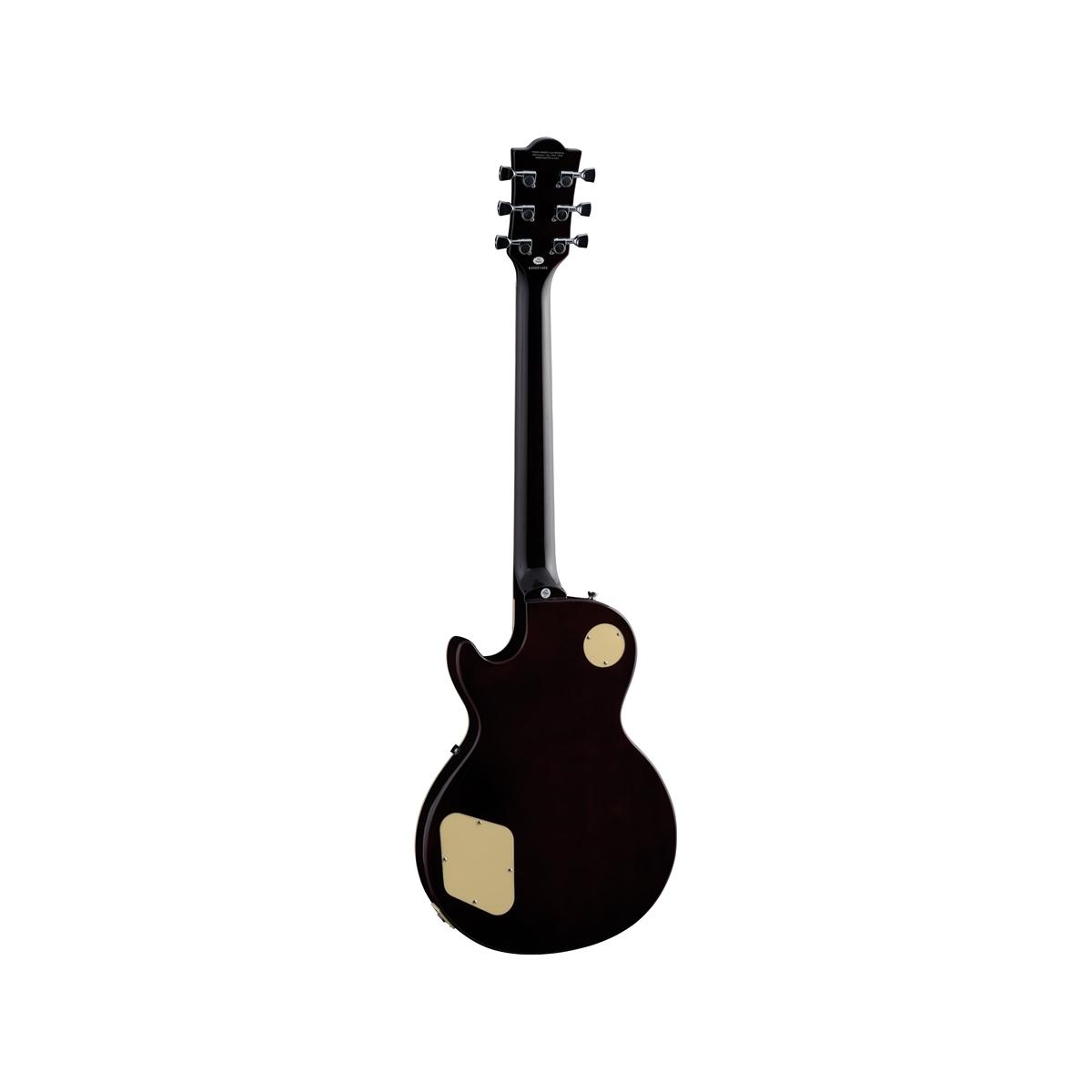 Eko* vl-480 honey burst flamed chitarra elettrica les paul