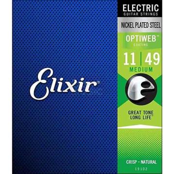 Elixir optiweb 11-49 19102  muta chitarra elettrica 011-049