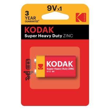 Kodak batteria zinco carbone transistor 9v (1 pz in blister)