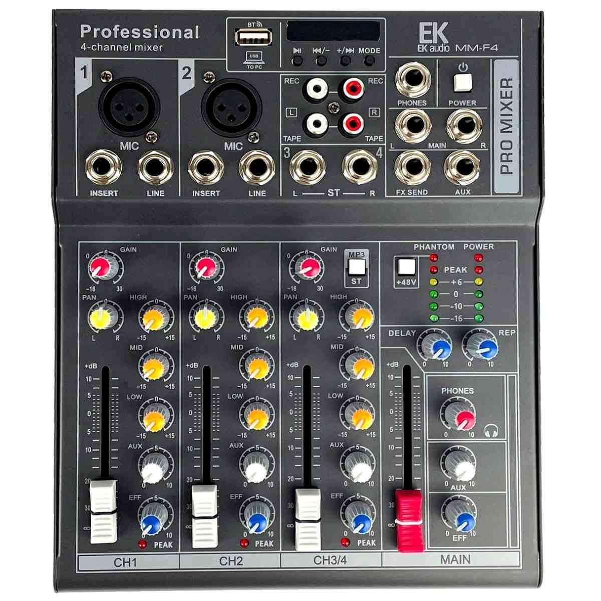 EK Audio MMF4 Mixer 4 canali