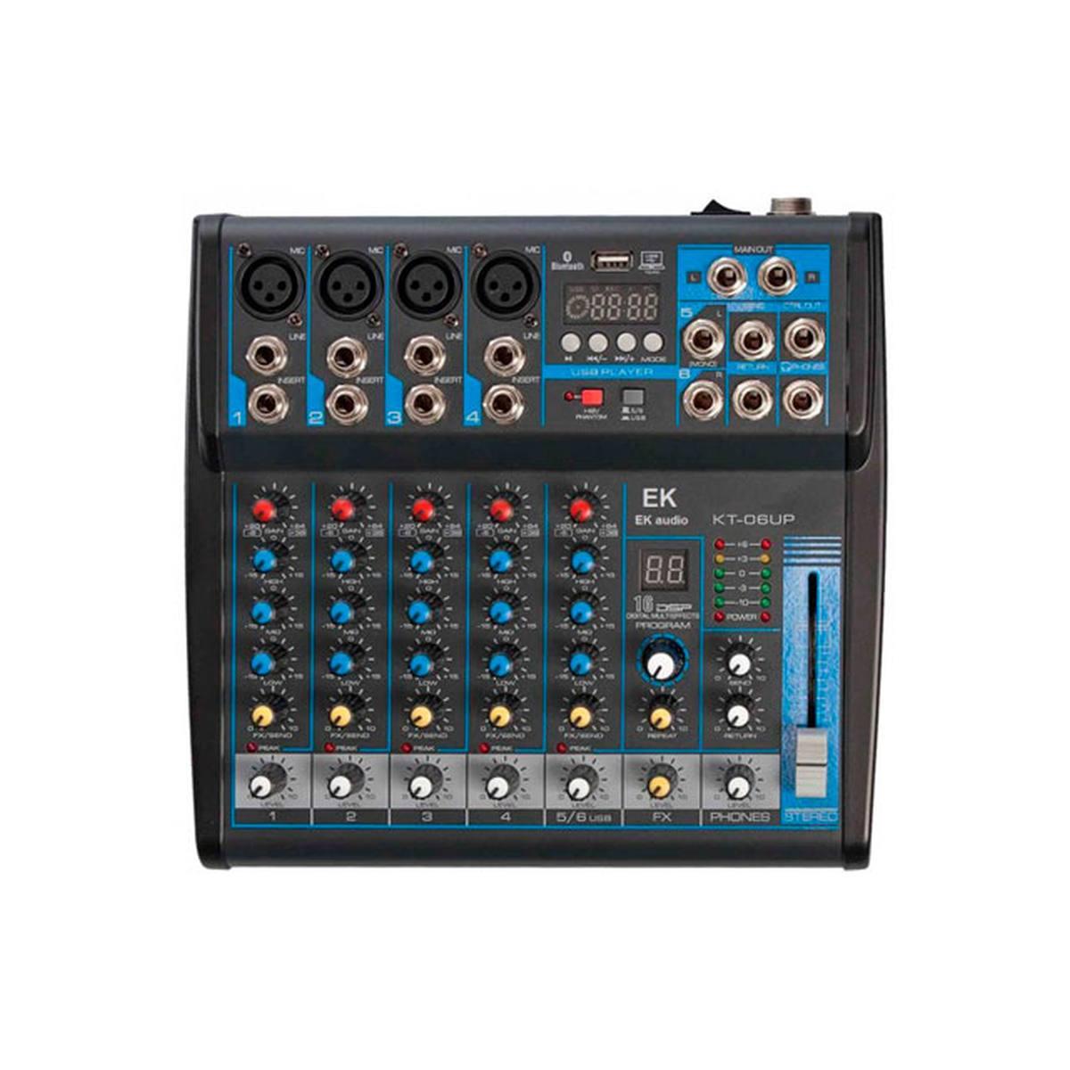 EK Audio KT06UP Mixer 6 canali