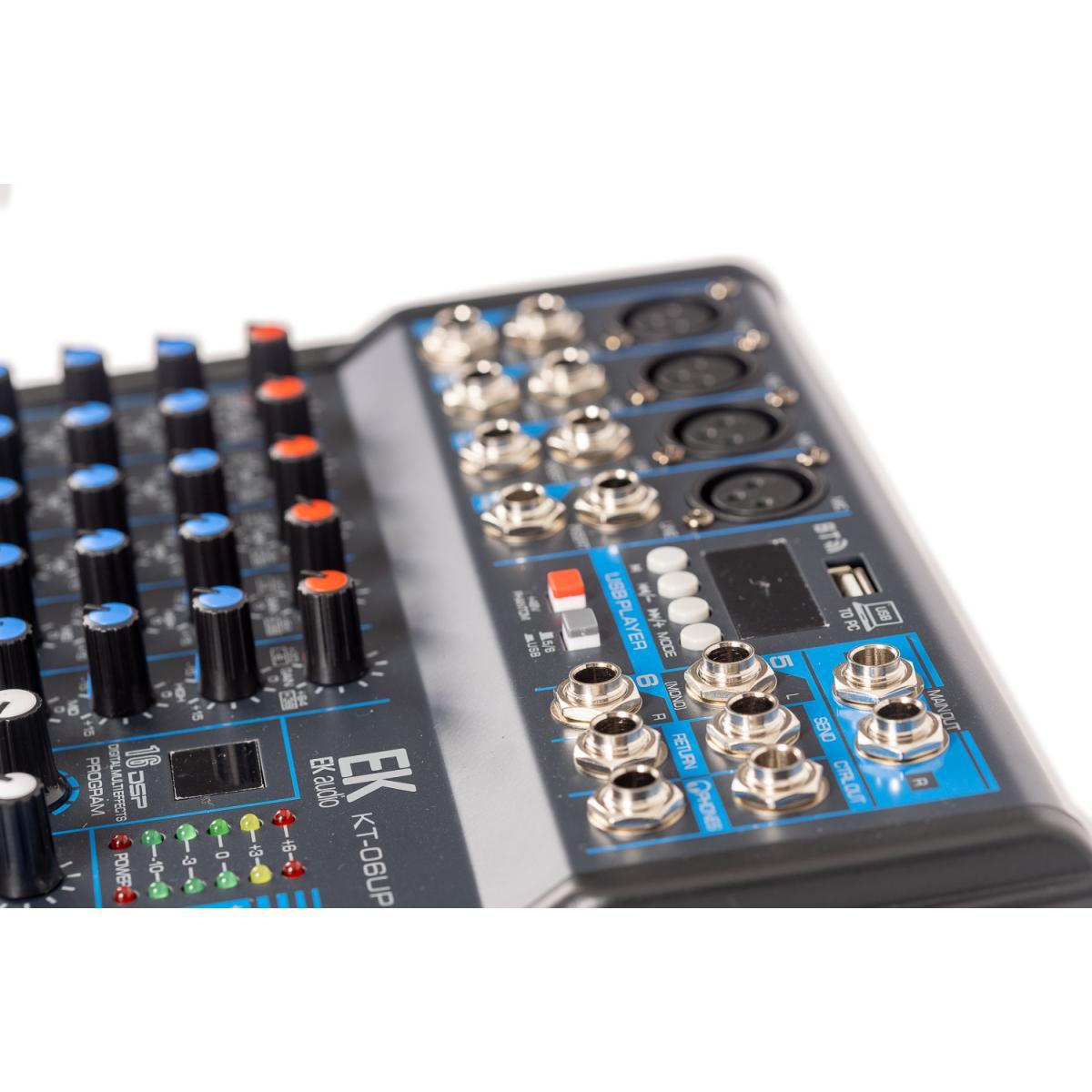 EK Audio KT06UP Mixer 6 canali