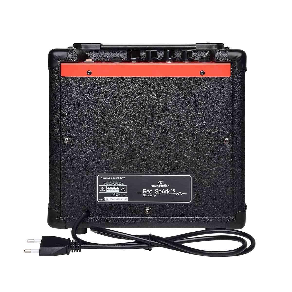 Soundsation  red spark-15 amplificatore per basso 15 w