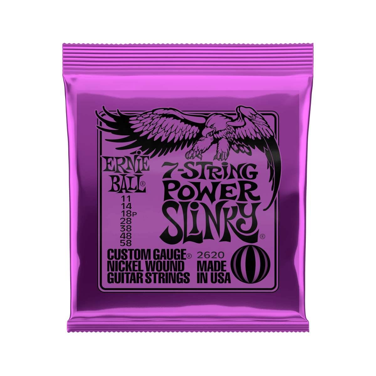 Ernie ball p02620 muta chitarra elettrica 7 corde 011-058