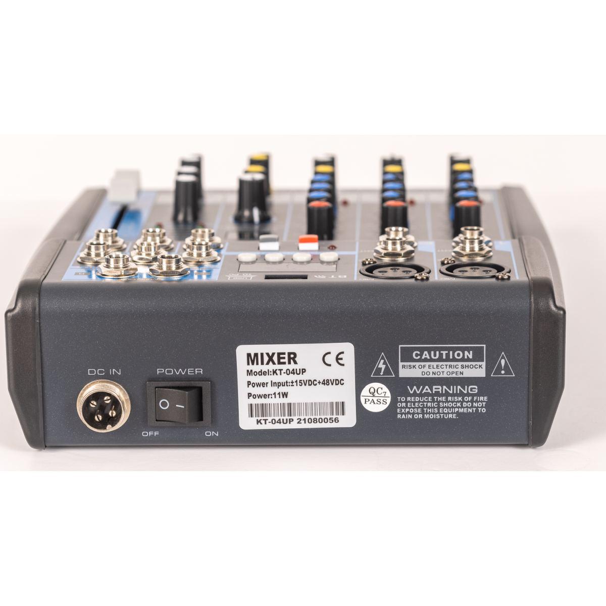 EK Audio KT04UP Mixer 4 canali