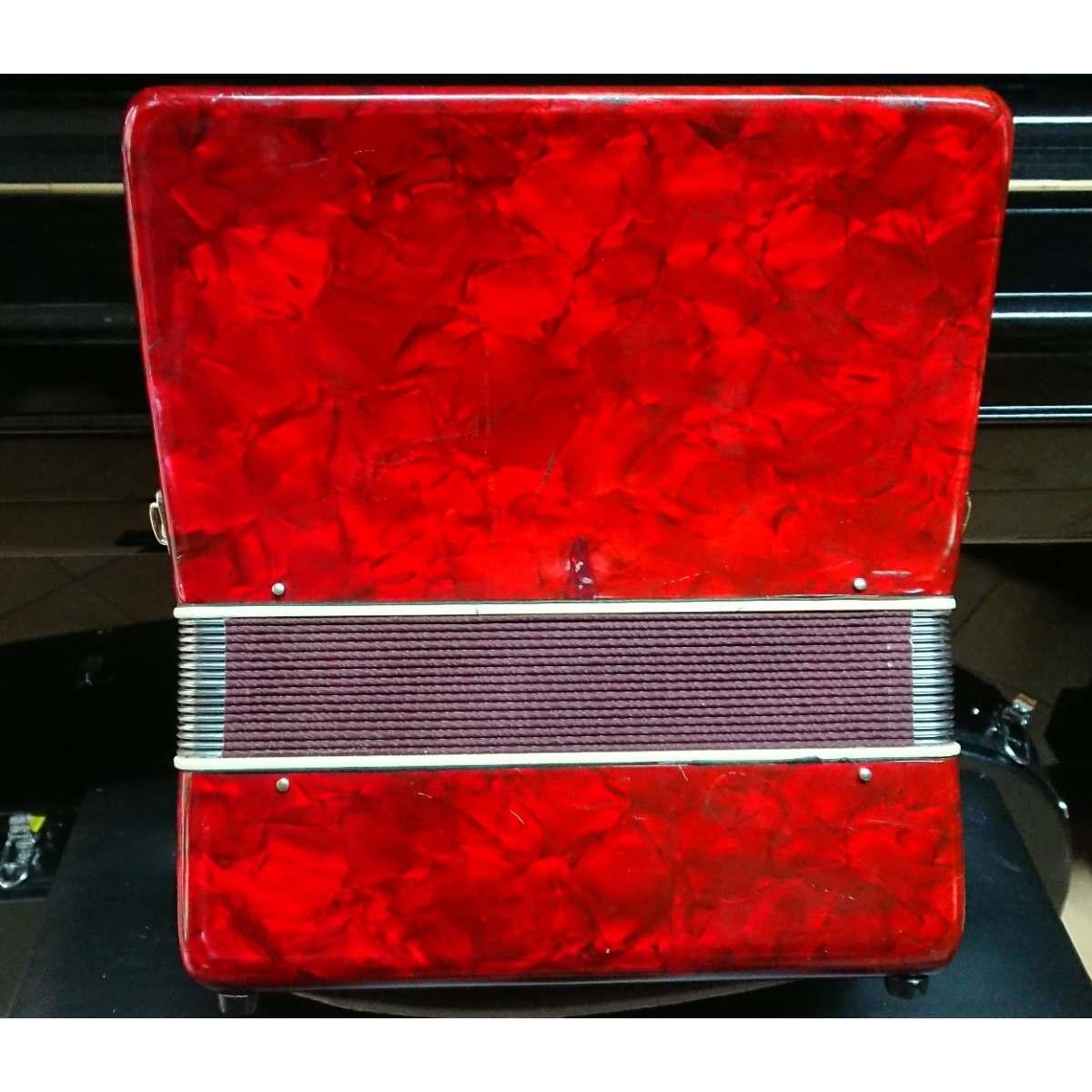 Murani fisarmonica  48 bassi rossa
