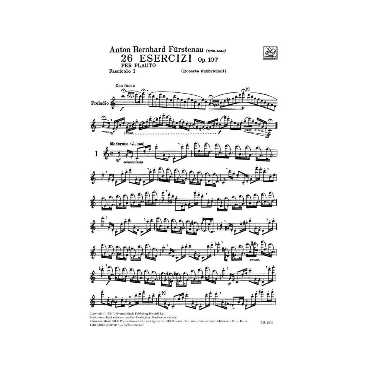 Frstenau 26 ESERCIZI OP. 107