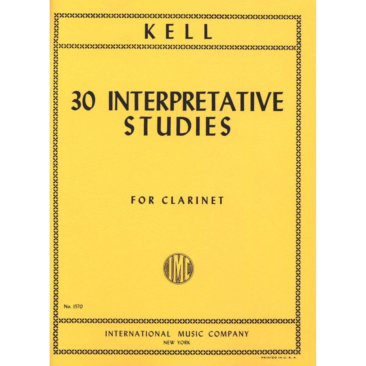Kell 30 interpretative studies per clarinetto