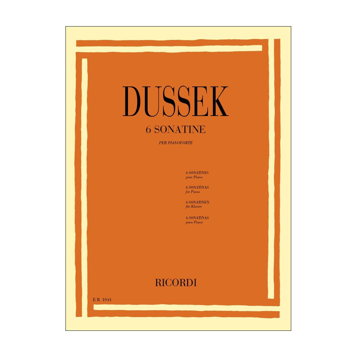 Dussek: 6 SONATINE OP. 20 per Pianoforte