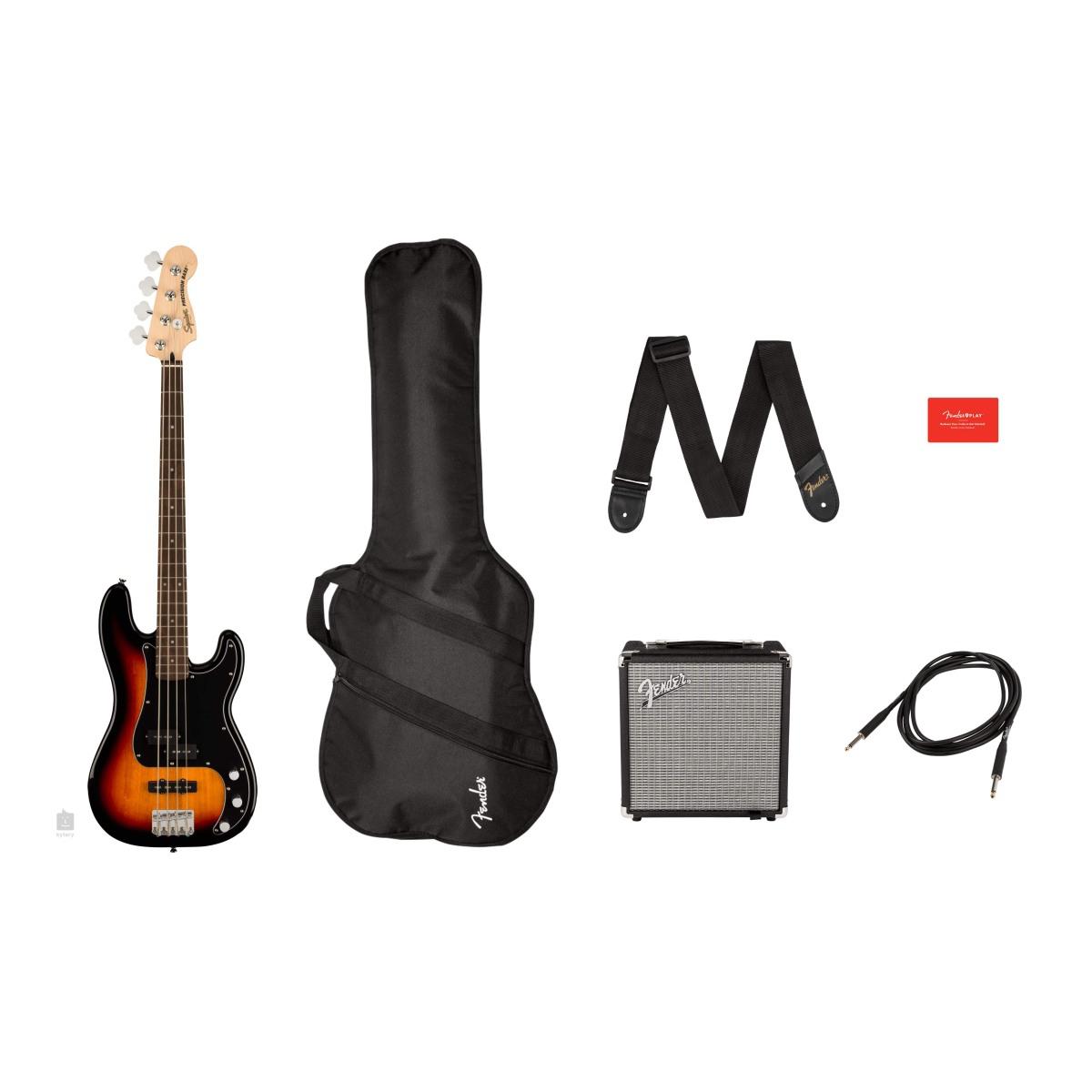 Fender squier aff p.bass pj pack